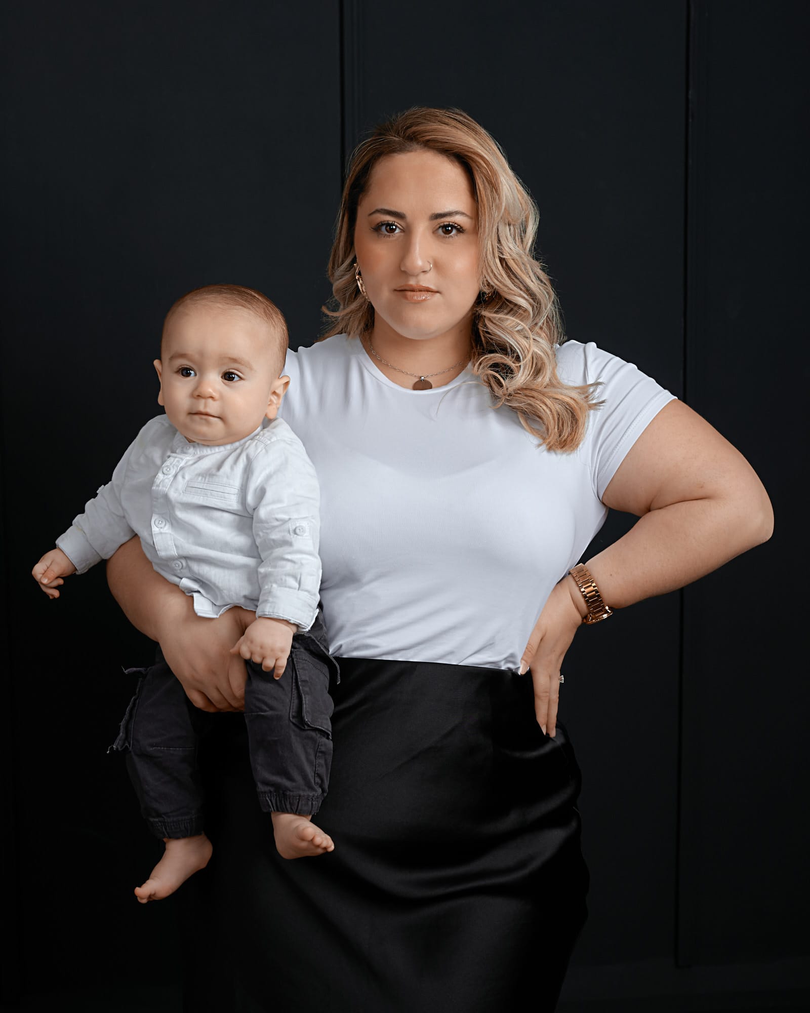 Portrait de famille lors d’une séance photo à Marseille